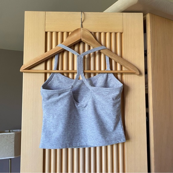 Beyond Yoga Spacedye Slim Racerback Cropped Tank Wild Wisteria lavender grey - Picture 5 of 9